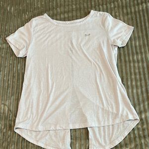 Very cute open back Under Armour workout shirt!